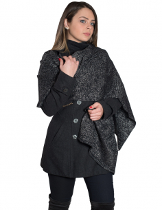 Sciarpa in nero e argento 2