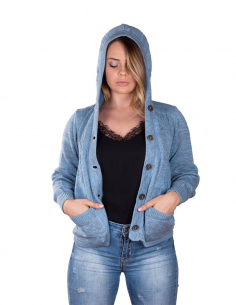 Giacca con cappuccio e tasche