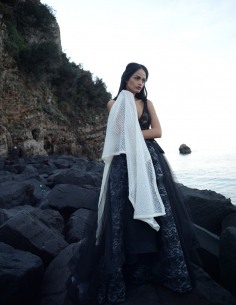 Stola traforata in mohair... 2