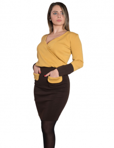 Gonna tubino con taschine... 2